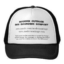 modern outrage sk8ers grant me hats