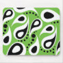 Modern Paisley -  Green Mouse Pad
