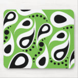 Modern Paisley -  Green mousepads