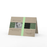 Modern  Patchwork Birth Announcement Card