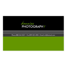 Modern Photographer Business Card