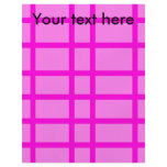 Modern pink grid design flyers