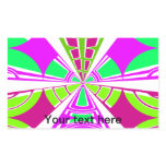 Modern pink purple green white semi-circle design stickers