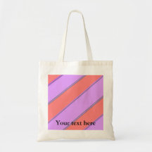 Modern pink violet diagonal stripes bags