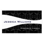Modern Professional Black and White Business Cards