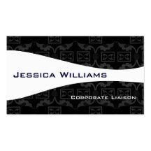 Modern Professional Black and White Business Cards