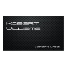 Modern Professional Carbon Fibre Business Cards