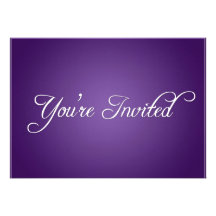 Modern Purple Party Invitation