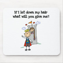 Modern Rapunzel Mousepads