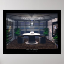 Modern Room With A View Print