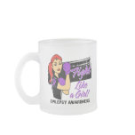 Modern Rosie Fight Like a Girl - Epilepsy Mugs