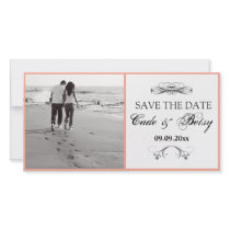 Modern "Save-the-date" Announcement (Photo)