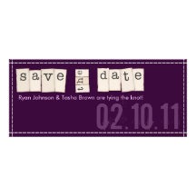 Modern Save the Date Announcements