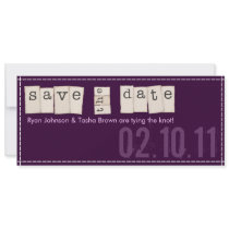 Modern Save the Date Announcements