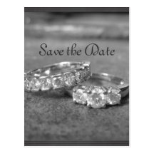 Modern Save The Date Cards Postcard