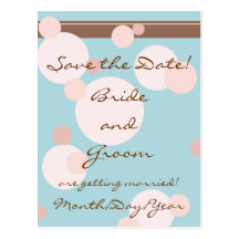 Modern Save the Date! Post Cards