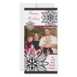 Modern Snowflake Photo Card photo cards