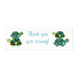 Modern Stacked Turtle Party Favour Gift Tags business cards