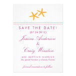 Modern Starfish Save the Date Invites