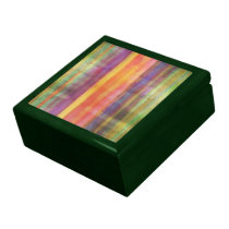 Modern Striped Art Pattern Gift Box