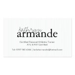 Modern Stripes  Business Card