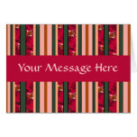 Modern Stripes Red Card