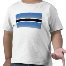 Modern Stripped Batswana flag Tshirts