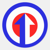 Modern Target & Arrow Sticker