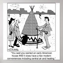 Modern Tee Pee has Central Air & Heating