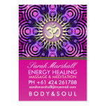 Modern Tribal OM Energy Pink Big Business Card