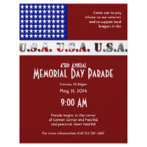 Modern USA Flag Graphic Memorial Day