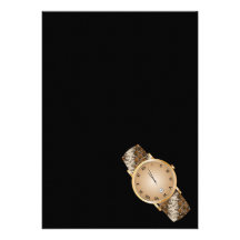 Modern watch invitations
