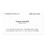 Modern White QR Code Business Card Templates