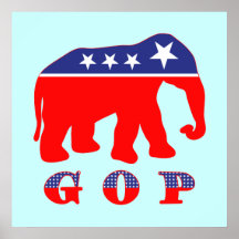 Modernised GOP Elephant & GOP Poster