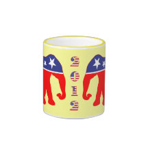 Modernised GOP Elephants - 2012 Coffee Mugs