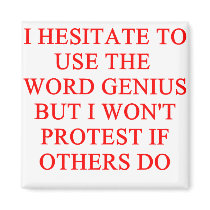 modest genius joke