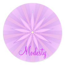 Modesty(Virtue sticker)