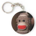 Moe Sock Monkey Keychain