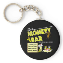 Moe's Monkey Bar Banana Splits Gifts and Apparel Keychains