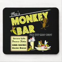 Moe's Monkey Bar Banana Splits Gifts and Apparel Mouse Mats