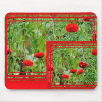 Mohnblumen Mousepads