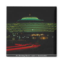Moi Building, Riyadh, capital of Saudi Arabia Fridge Magnet