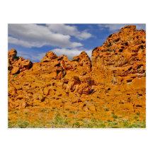 Mojave Desert Red Rock Postcard