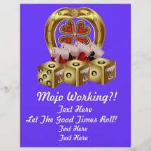 Mojo Fast Luck  Mojo Workin! Custom Flyer