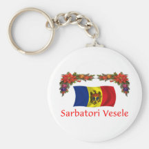 Moldova Christmas Keychains