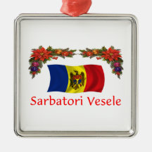 Moldova Christmas Ornament