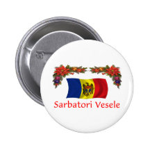 Moldova Christmas Pins