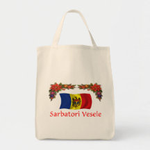 Moldova Christmas Tote Bags