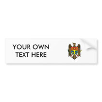 Moldova Coat of Arms Bumper Sticker