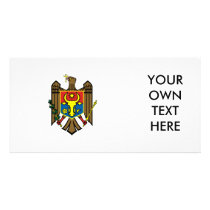 Moldova Coat of Arms Photo Greeting Card